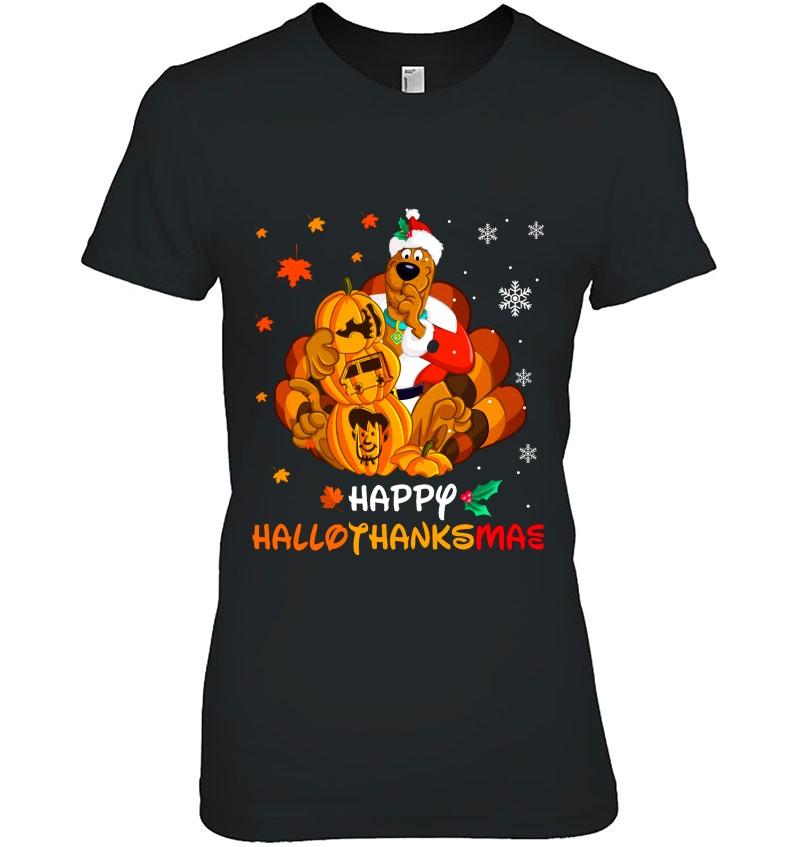 Happy Hallothanksmas Scooby-Doo Santa Turkey Pumpkin Happy Hallothanksmas Scooby-Doo Santa Turkey Pumpkin
