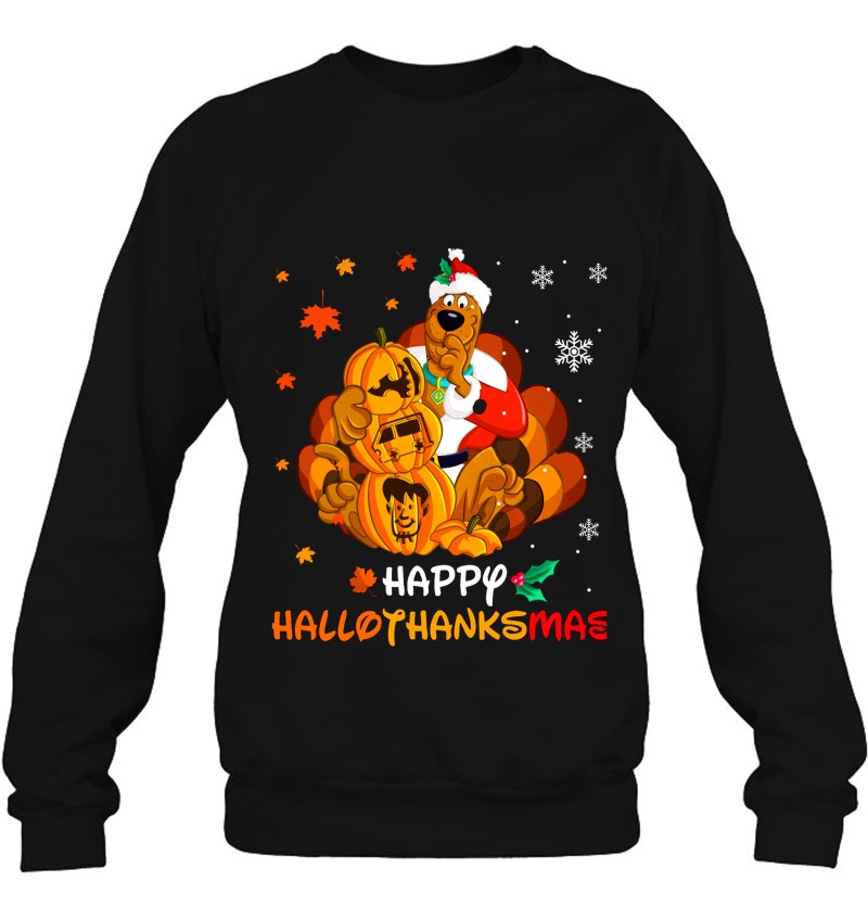 Happy Hallothanksmas Scooby-Doo Santa Turkey Pumpkin Happy Hallothanksmas Scooby-Doo Santa Turkey Pumpkin