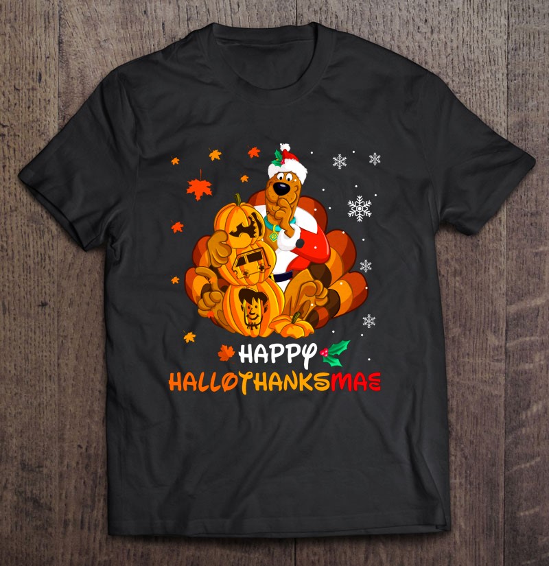 Happy Hallothanksmas Scooby-Doo Santa Turkey Pumpkin