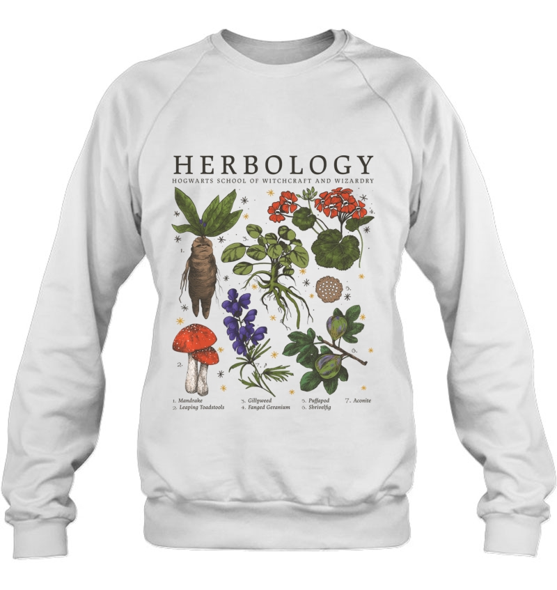 Harry Potter Herbology Plants Pullover