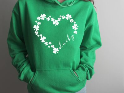 Heart Shamrock Love Clover St Patrick’s Day Shirt