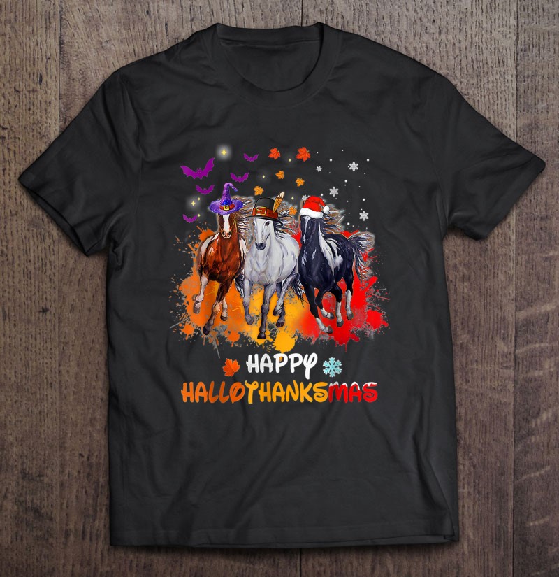 Horse Halloween And Merry Christmas Happy Hallothanksmas Essential Horse Halloween And Merry Christmas Happy Hallothanksmas Essential