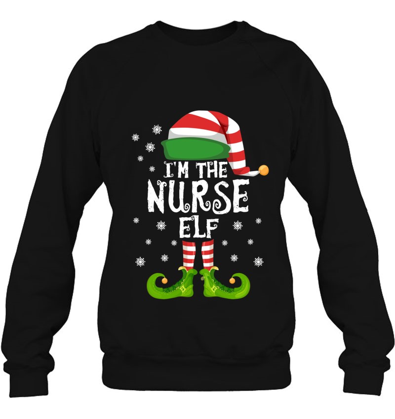 I’M The Nurse Elf Family Matching Christmas 2021 Gift Classic