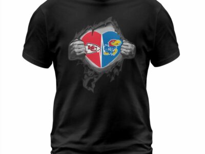 Kansas Chiefs Jayhawks Football BasketBall Shirt