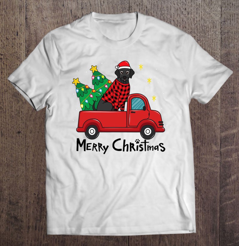 Labrador Black Christmas Truck Tree Mom Dad Xmas Dog Gift
