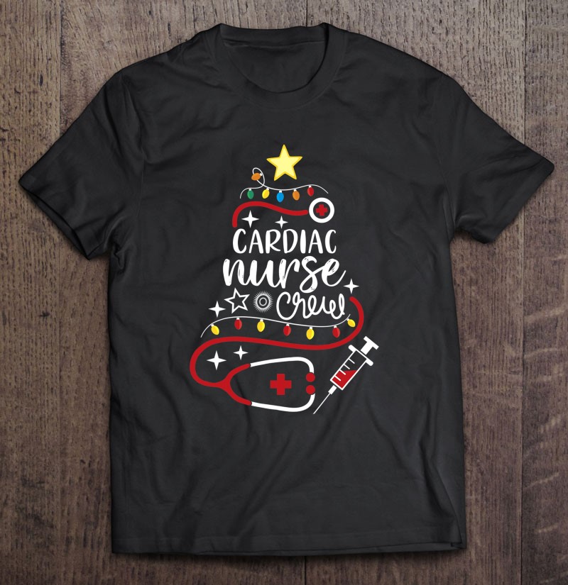 Merry Christmas Cardiology Nursing Gift Cardiac Nurse Crew