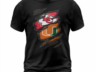 Miami Hurricanes and Kansas City Chiefs Shirt