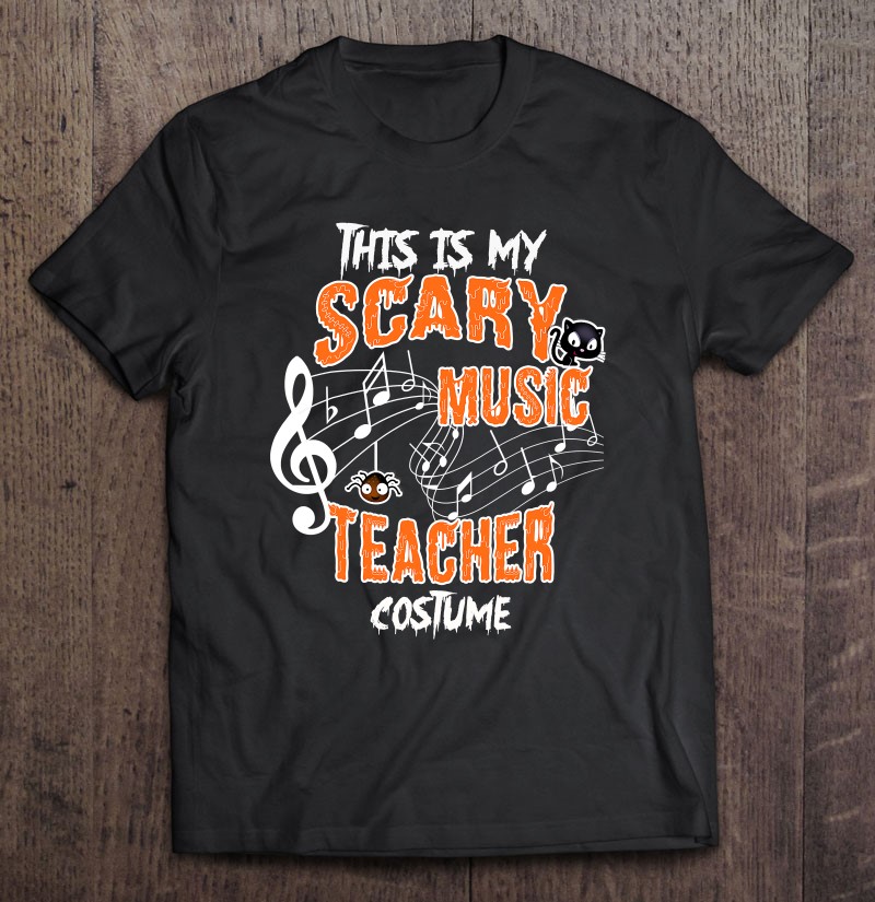 Music Teacher Halloween Costume Tshirt