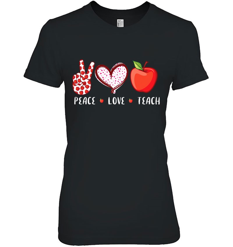 Peace Love Teach Back To School Teacher Gifts Men Women Kids