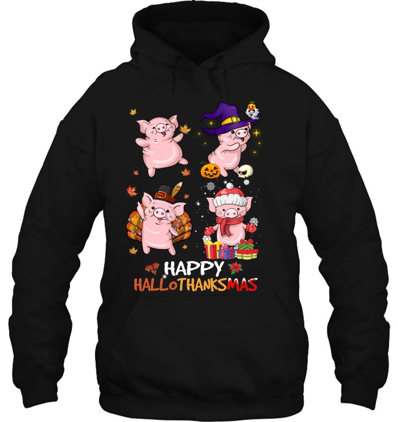 Pig Happy Hallothanksmas Halloween Thanksgiving Xmas