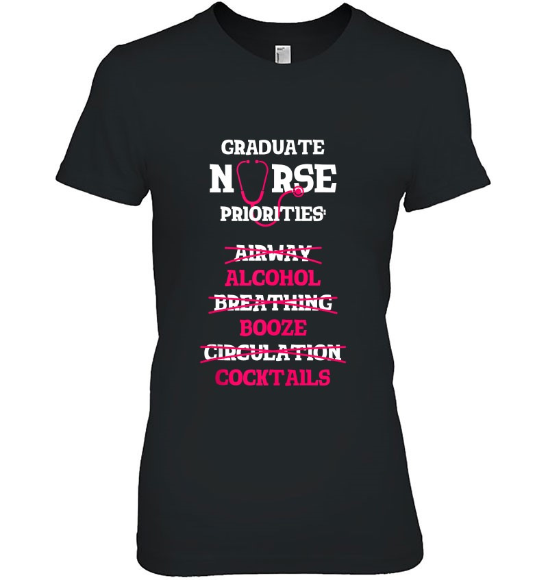 Rn Nurse Grad Alcohol Drinking Funny Nursing Graduate Gift Tank Top