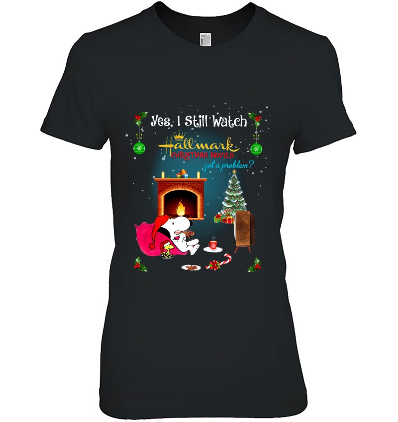 Snoopy And Woodstock Yes I Still Watch Hallmark Christmas Movies Got A Problem