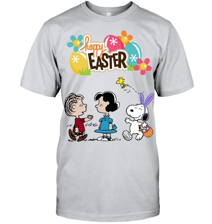 Snoopy Peanuts Happy Easter Flowers Shirt