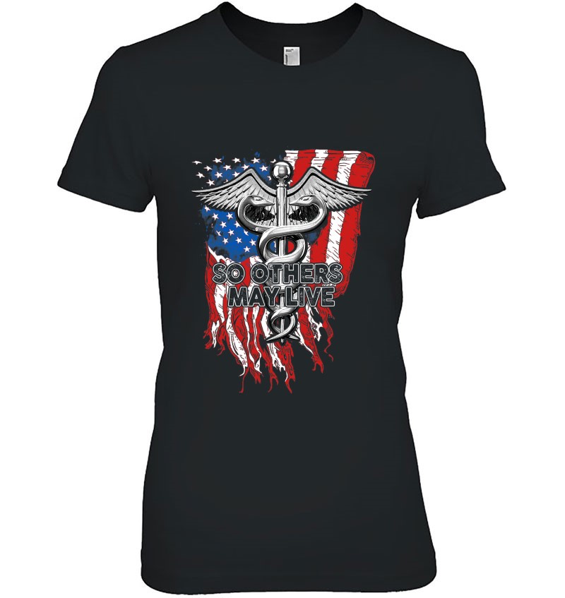 So Others May Live Patriotic American Nurse Flag Pride Gift