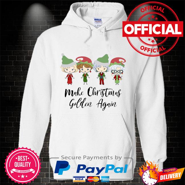 The Golden Girls chibi Make Christmas golden again Shirt sweater