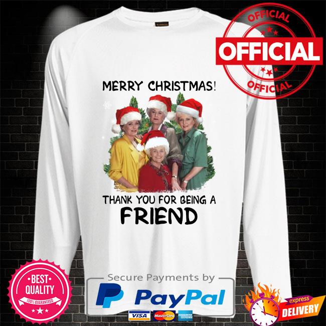 The Golden Girls Merry Christmas Thank you for being a friend sweater The Golden Girls Merry Christmas Thank you for being a friend sweater