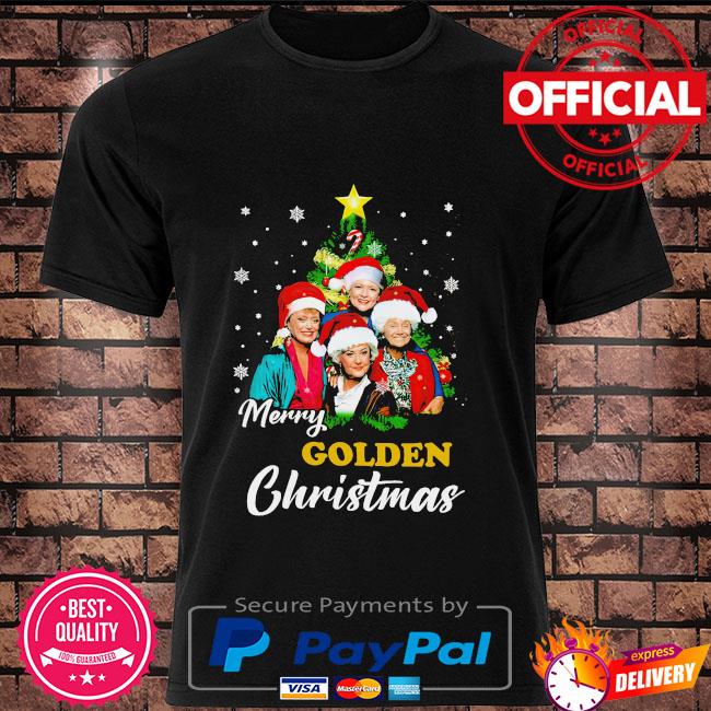 The Golden Merry Christmas Tree Shirt Sweater