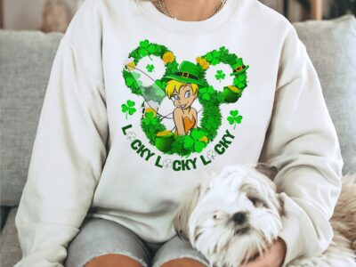 TinkerBell Shamrock St Patrick’s Day Disney Family Matching Shirt