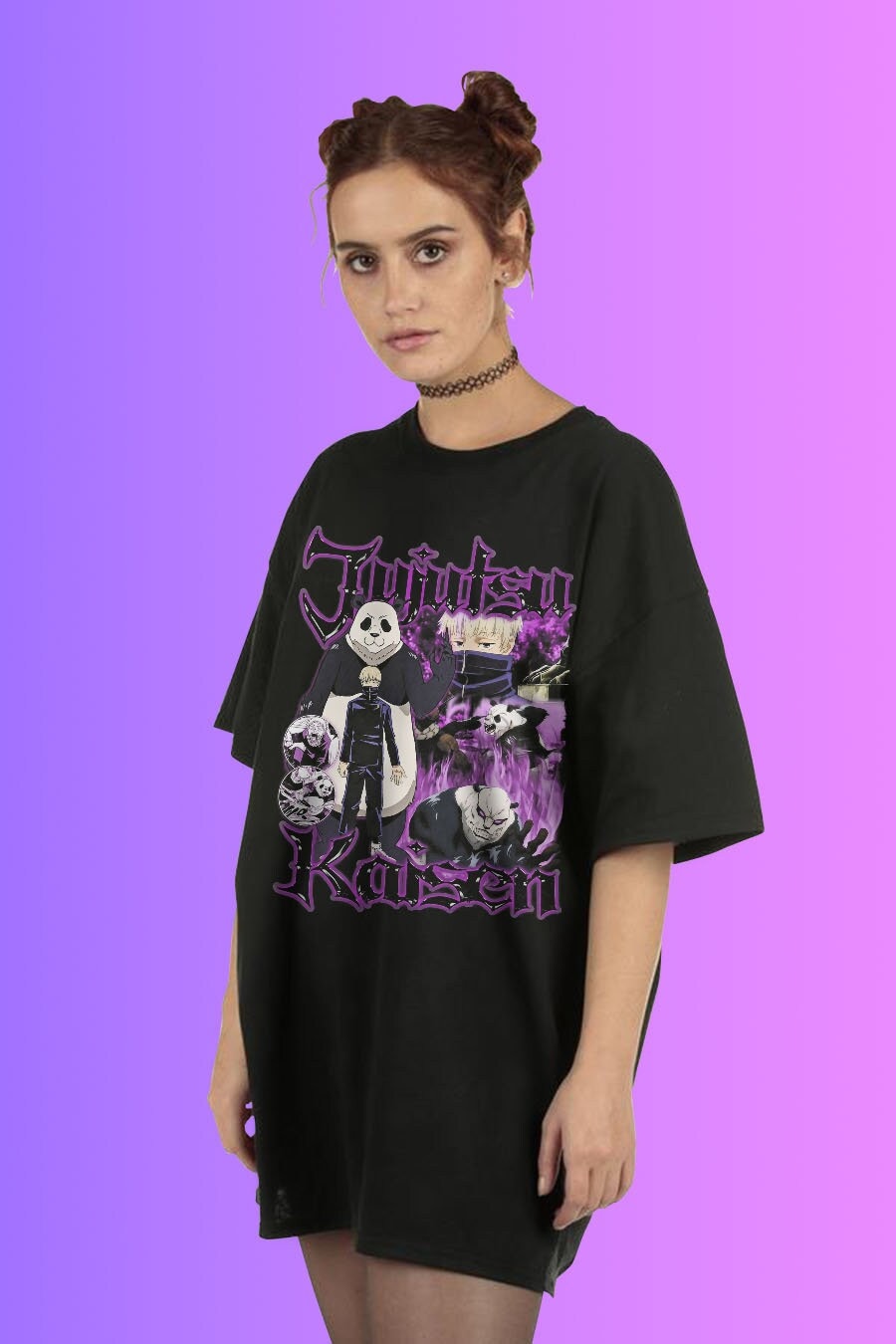 Vintage Jujutsu Kaisen Graphic Anime T-Shirt Vintage Jujutsu Kaisen Graphic Anime T-Shirt