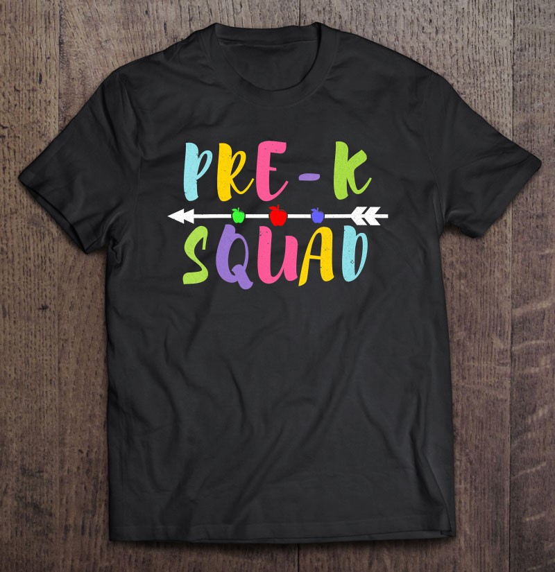 Womens Pre-K Squad Preschool Teachers Students Back To School V-Neck