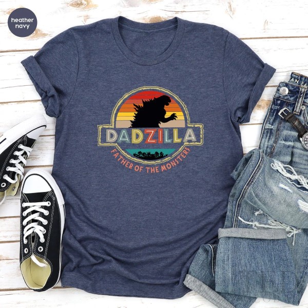 Father’s Day Funny Gift DadZilla Father Of The Monsters T-Shirt