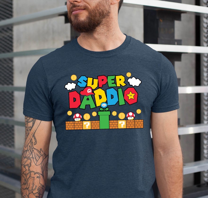 Super Daddio Funny Father’s Day Gift Shirt