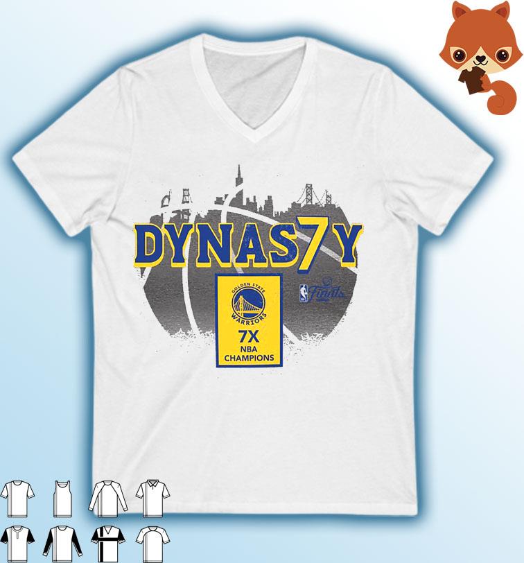 Dynas7y Golden State Warriors 7X NBA Finals Champions Unisex Shirt