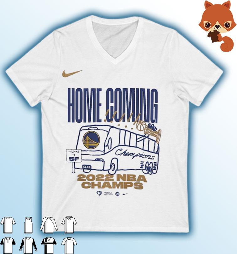 Golden State Warriors Home Coming 2022 NBA Finals Champions Unisex Shirt
