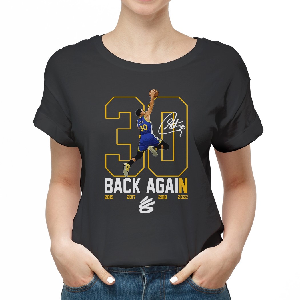 NBA Finals 2022 Curry Dunk Back Again T-Shirt