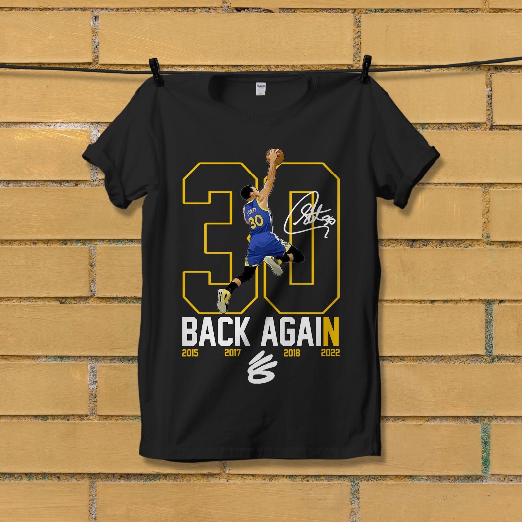 NBA Finals 2022 Curry Dunk Back Again T-Shirt