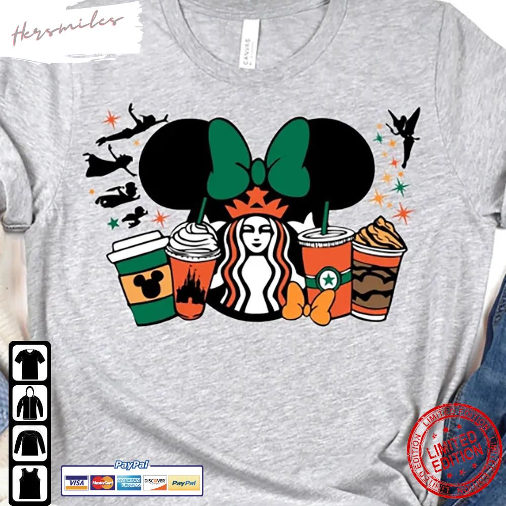 Starbucks Coffee Disney  Disney Family Matching Halloween T-Shirt
