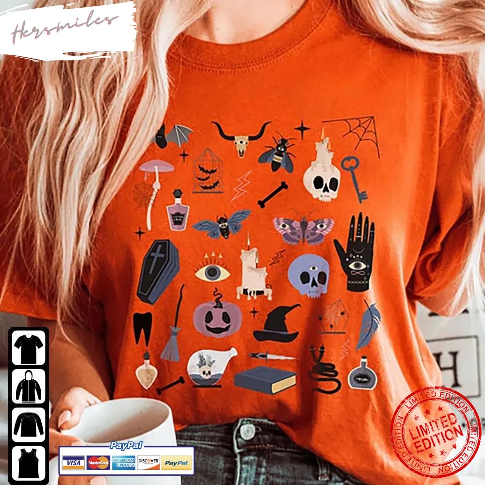 Mystical Little Things  Halloween Spooky Goth Witchy T-Shirt