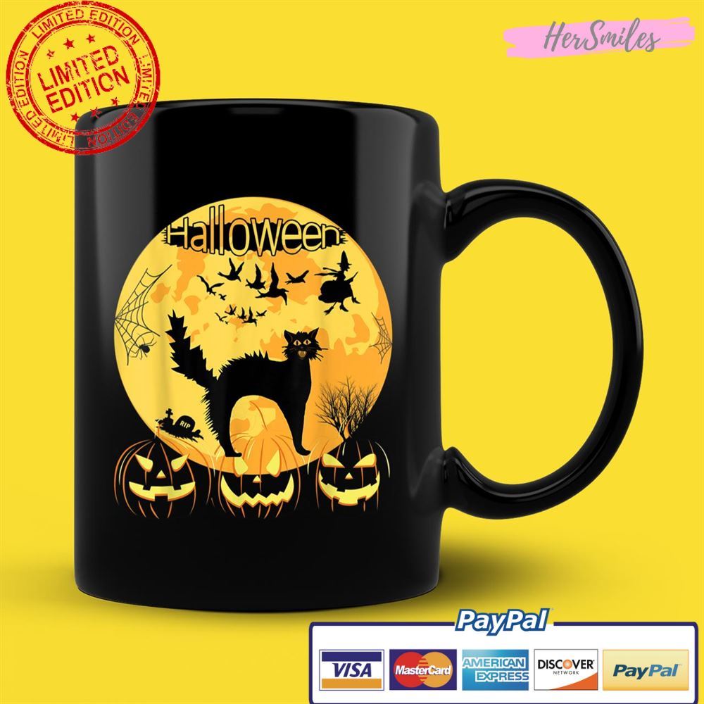 Black Scary Cat with Lighted Eyes Halloween Unisex T-Shirt Black Scary Cat with Lighted Eyes Halloween Unisex T-Shirt