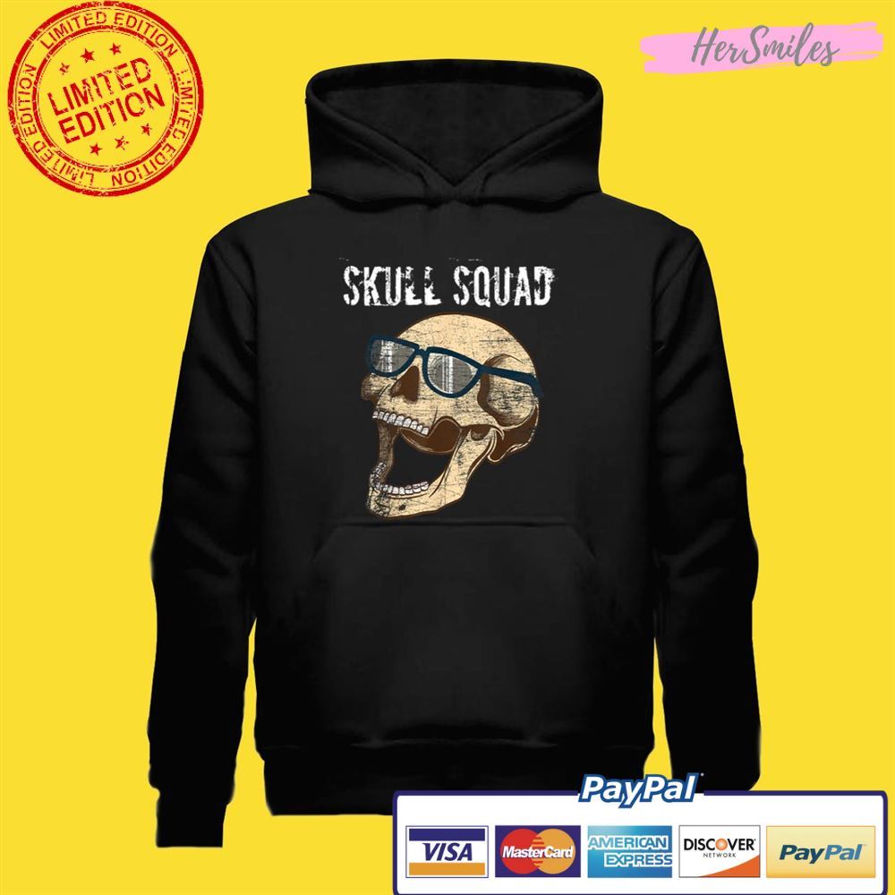 Bones Skull Squad Skeleton Halloween Horror Movies Unisex T-Shirt Bones Skull Squad Skeleton Halloween Horror Movies Unisex T-Shirt