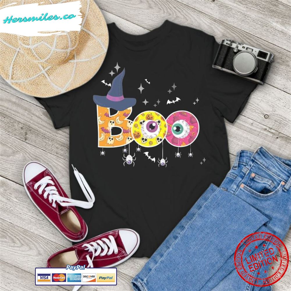 Boo Halloween Costume Spiders T-Shirt
