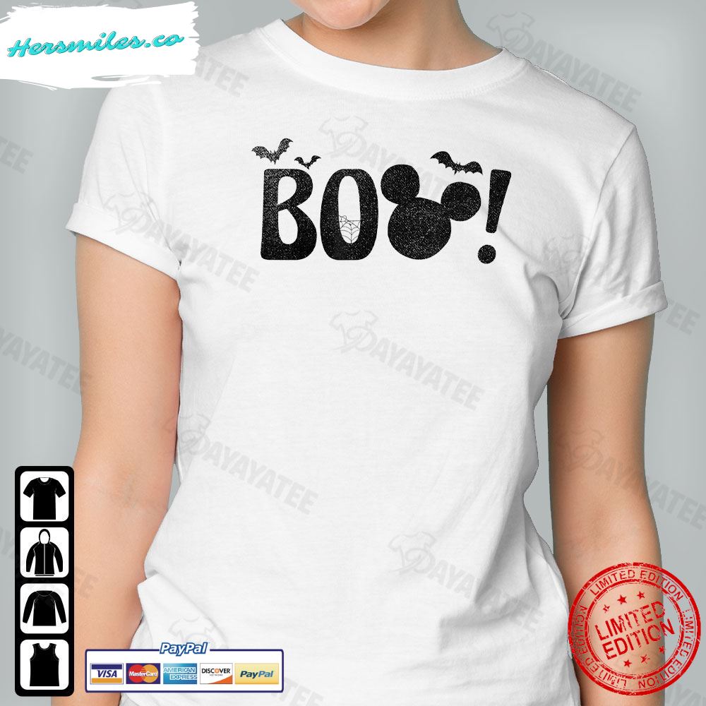 Boo Spooky Disney Shirt Disney Mickey And Friends Halloween T-Shirt