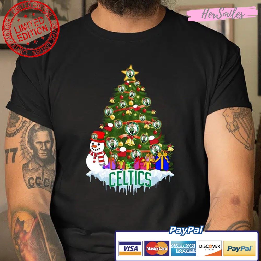 Boston Celtics Merry Christmas T Shirt