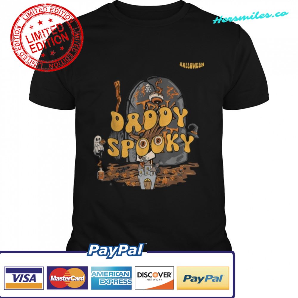 Daddy Spooky Tee,Papa Spooky Tee, Spooky Season Halloween T-Shirt
