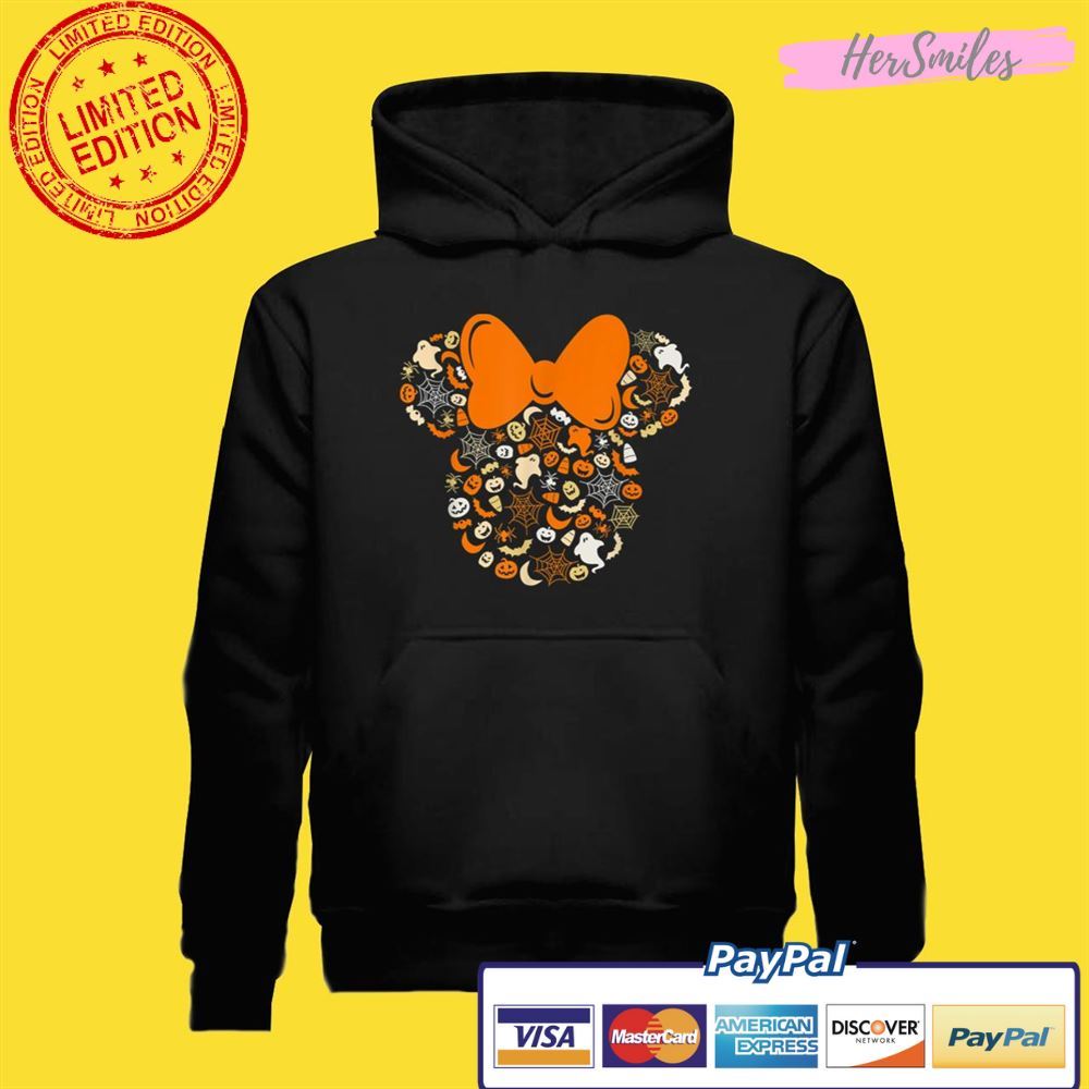 Disney Minnie Mouse Halloween Ghosts Pumpkins Spiders Unisex T-Shirt Disney Minnie Mouse Halloween Ghosts Pumpkins Spiders Unisex T-Shirt