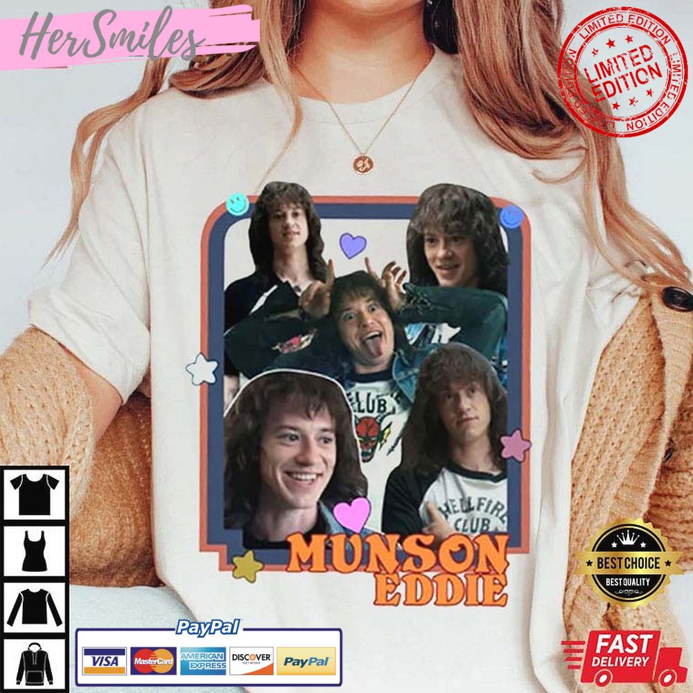 Eddie Munson Y2K Shirt, Stranger Things Sweatshirt, Eddie Munson Merch T-Shirt