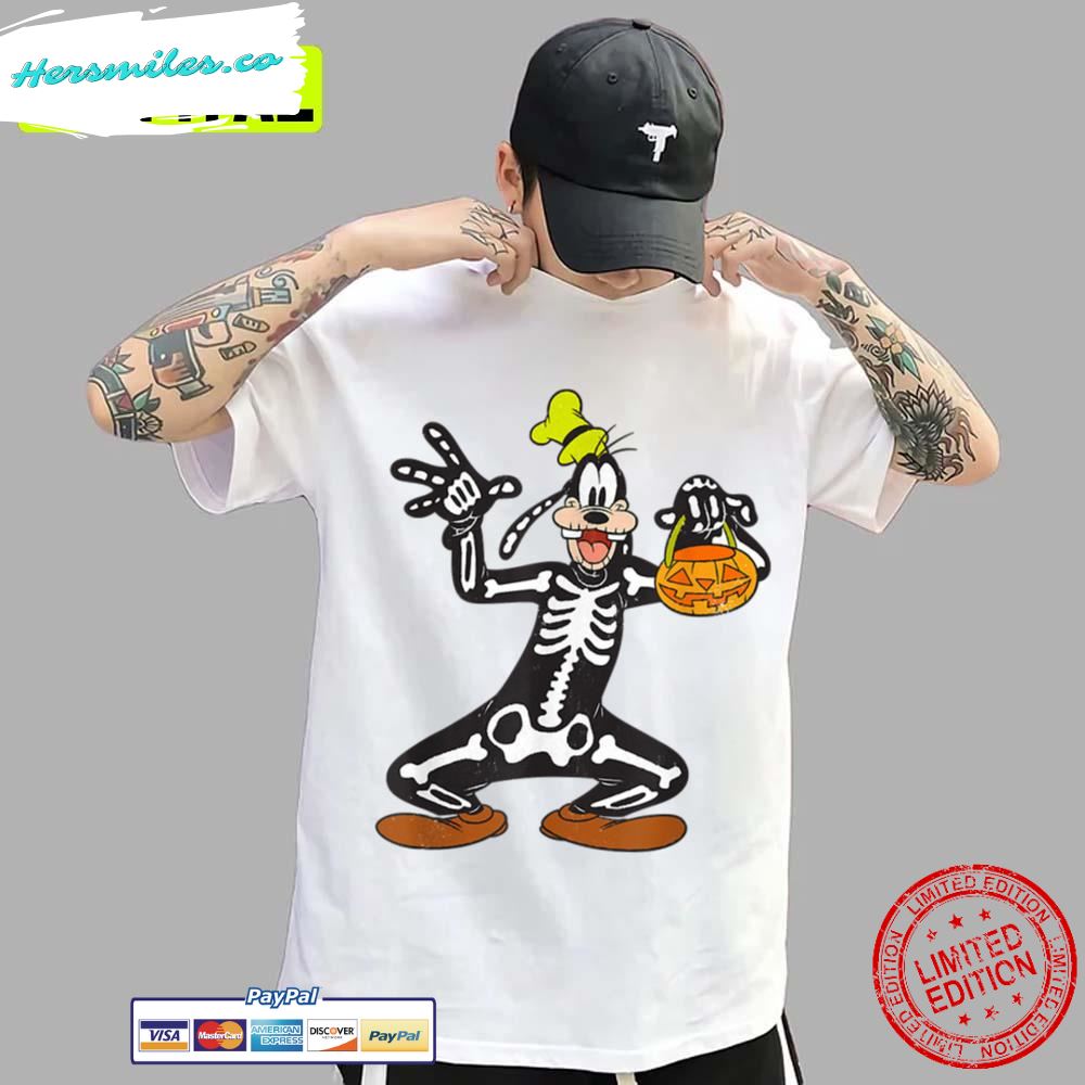 Goofy Skeleton Halloween Scoop Max A Goofy Movie Unisex T-Shirt