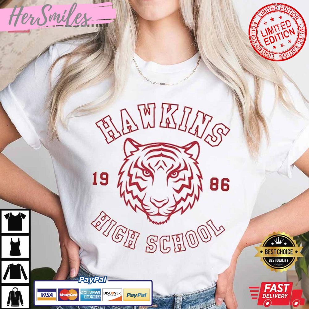 Hawkins High School Stranger Things ,Stuck in the Upside Down T-Shirt