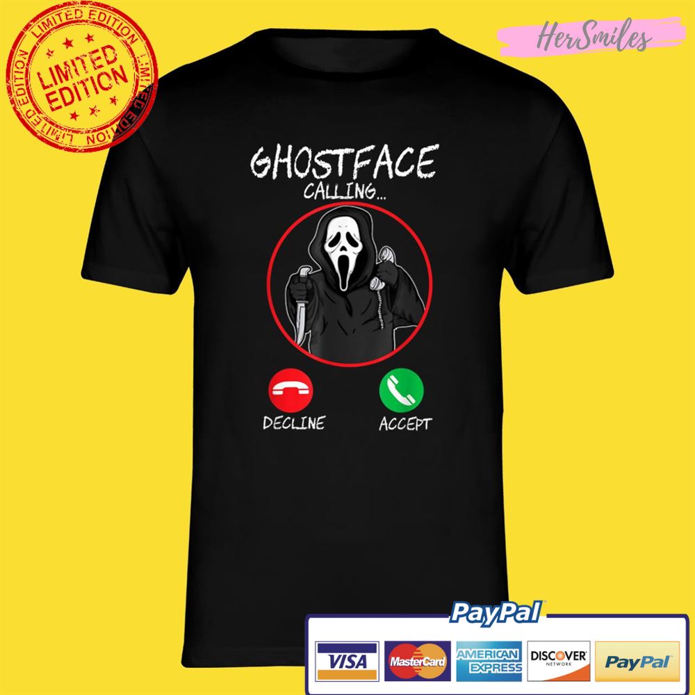 Holiday 365 Halloween Ghost Face Calling Shirt