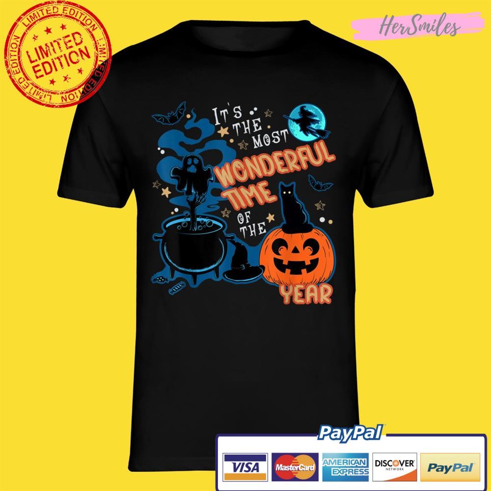 It's the Most Wonderful Time of the Year Halloween Vintage Unisex T-Shirt It's the Most Wonderful Time of the Year Halloween Vintage Unisex T-Shirt