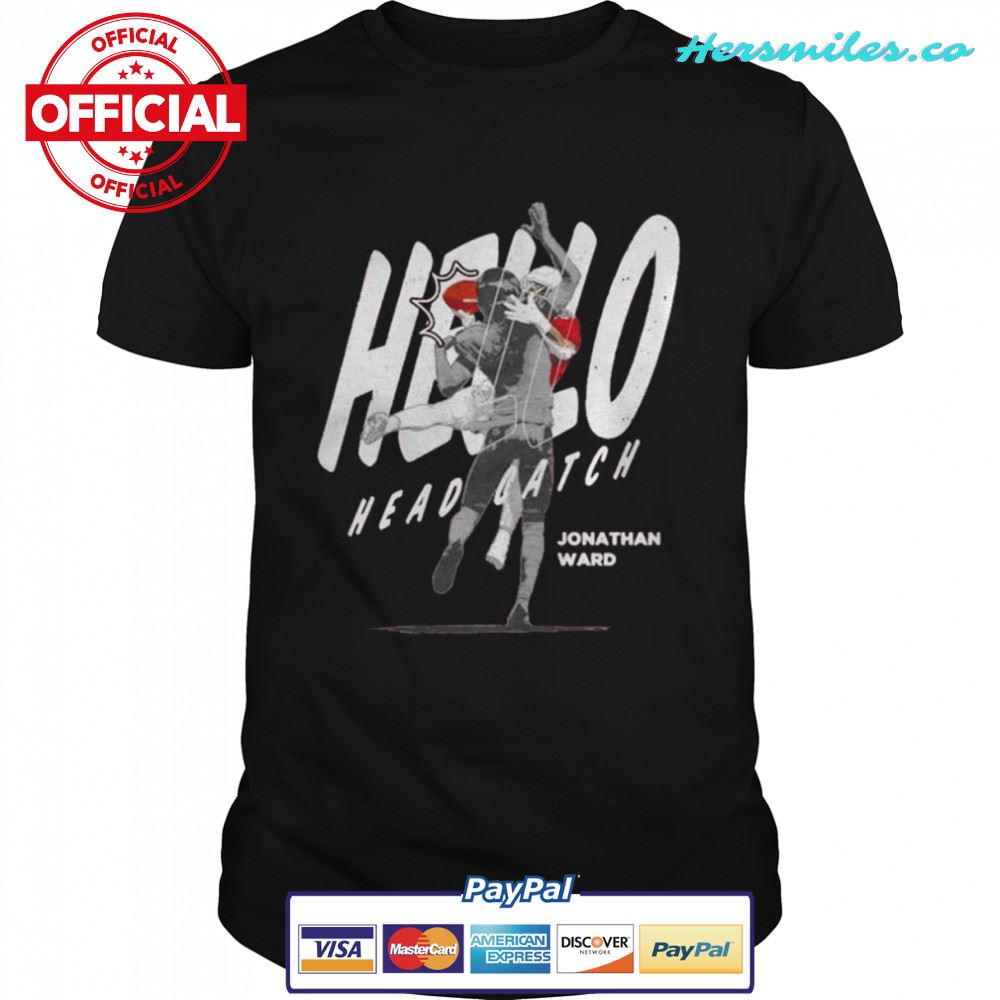 Jonathan Ward Arizona Cardinals Hello Head Catch shirt