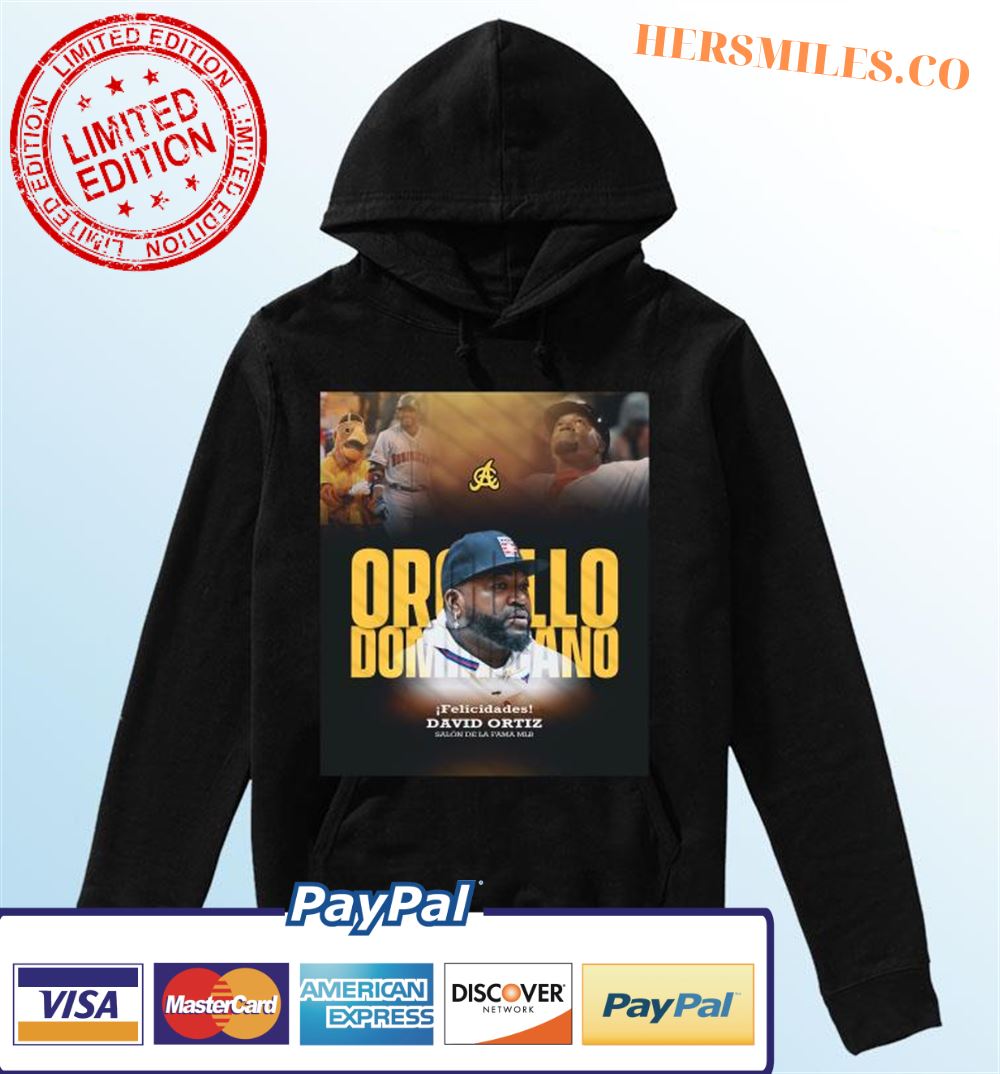 Orgullo Dominicano Hall Of Fame David Ortiz Graphic T-Shirt