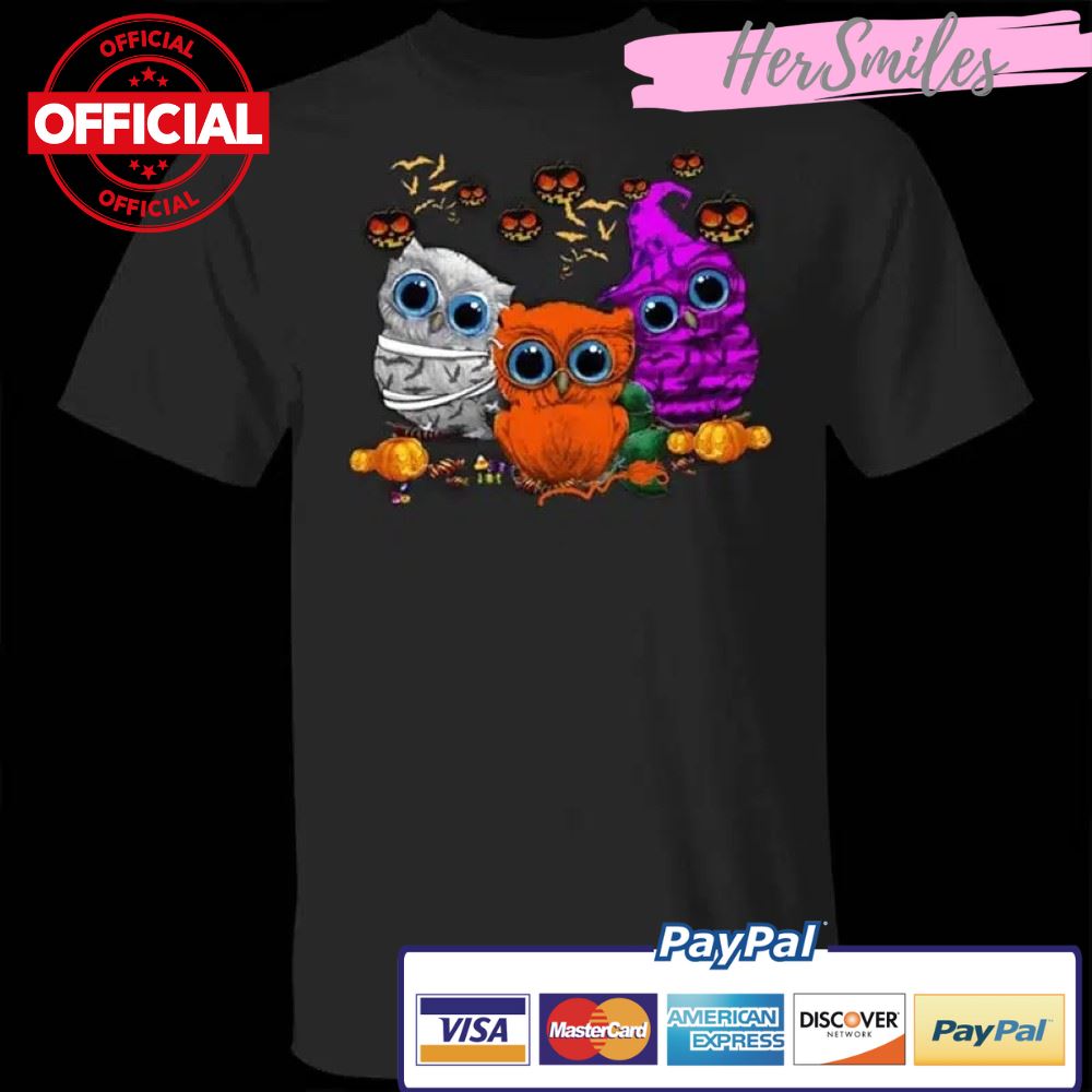 Owloween Halloween Pumpkin Witch T-Shirt