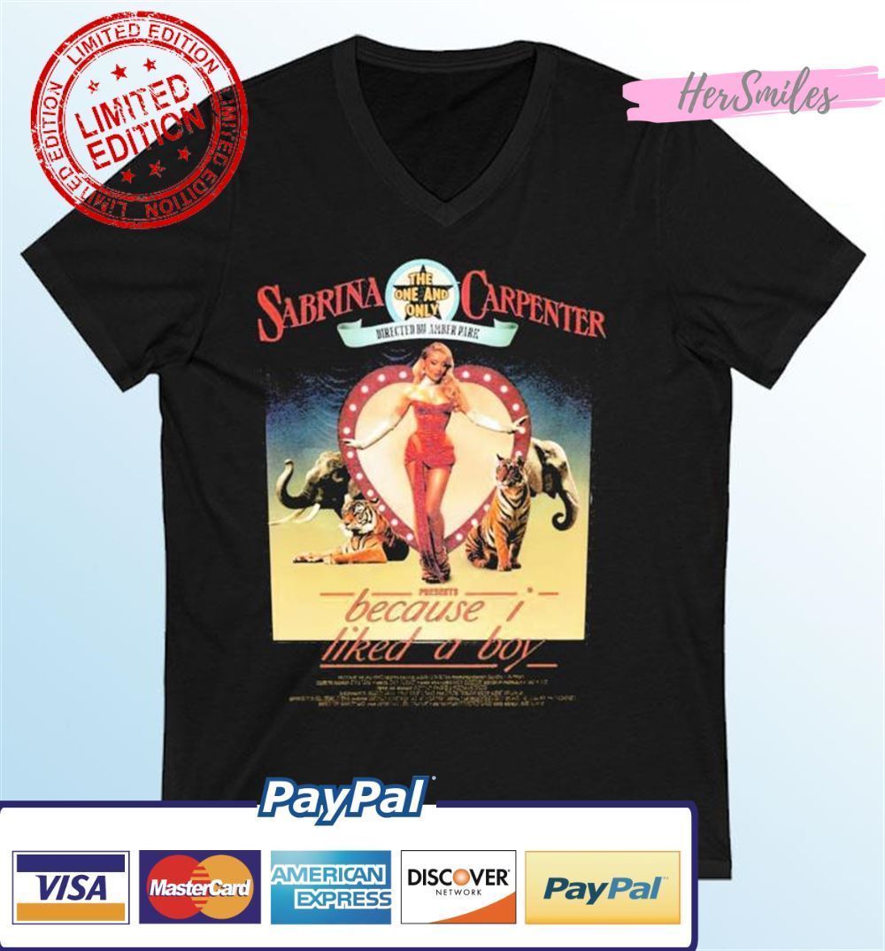 Sabrina Carpenter Because I Liked A Boy Graphic T-Shirt