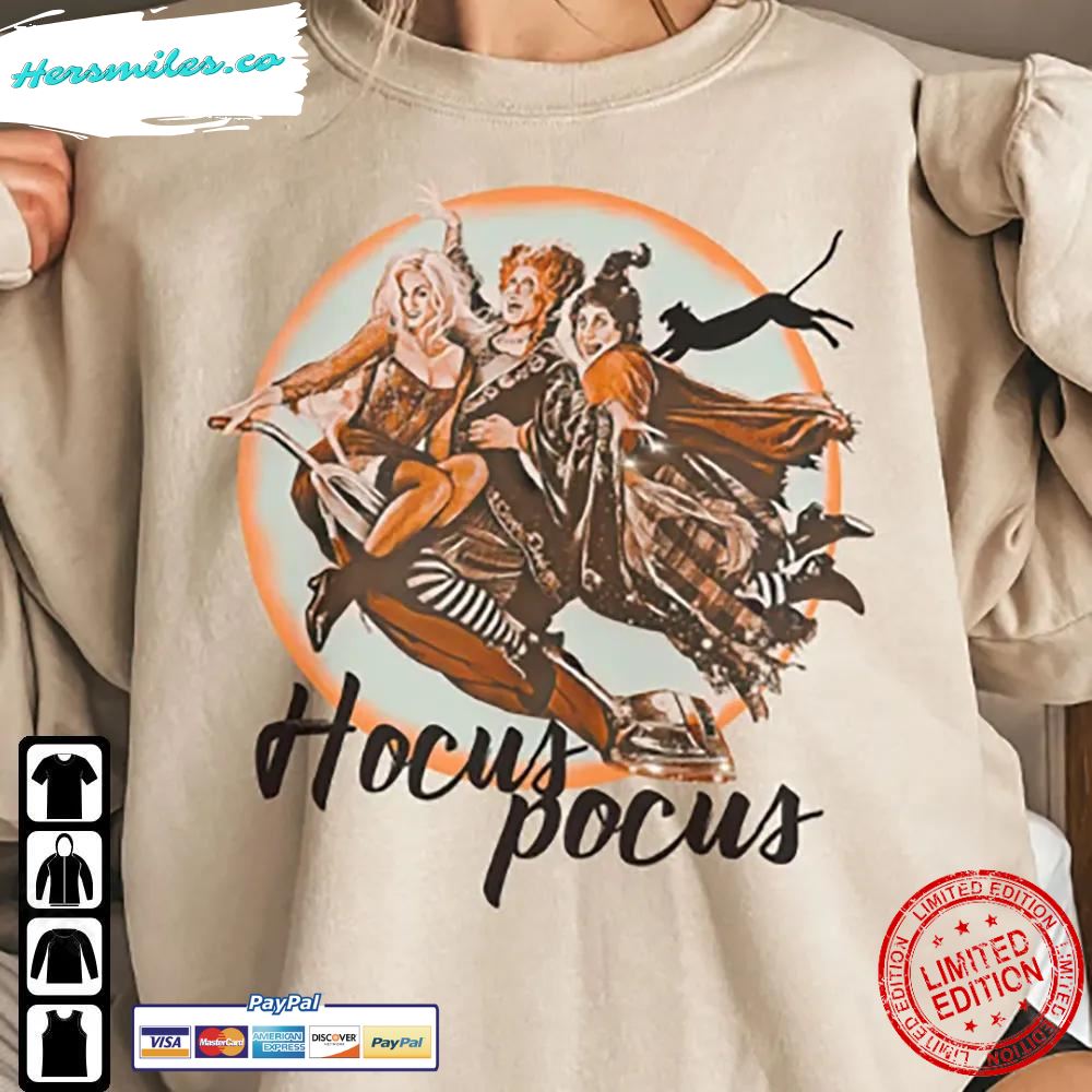 Sanderson Sisters Hocus Pocus Sweatshirt Halloween Fall T-Shirt