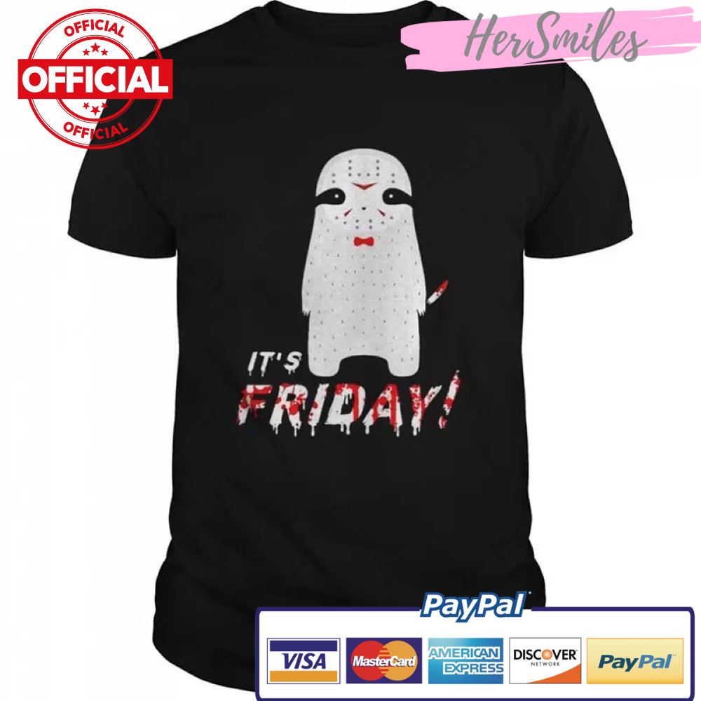 Sloth Voorhees Its Friday Halloween Shirt